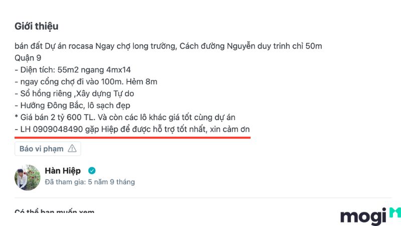 Thêm các thông tin liên hệ