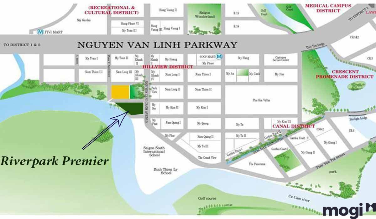 Vị trí dự án Trang Chủ MB66.COM / Đăng Ký Tặng 66K Riverpark Premier