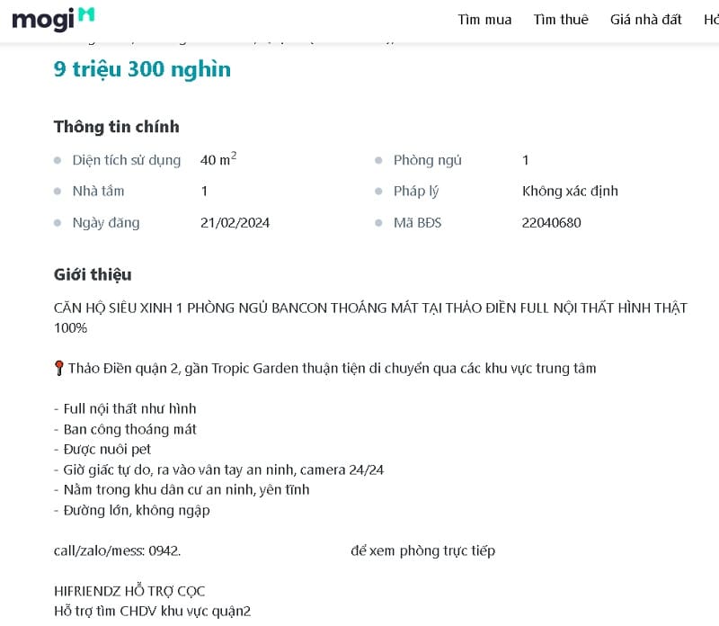 Nội dung dễ hiểu, nổi bật ưu điểm của nhà cho thuê