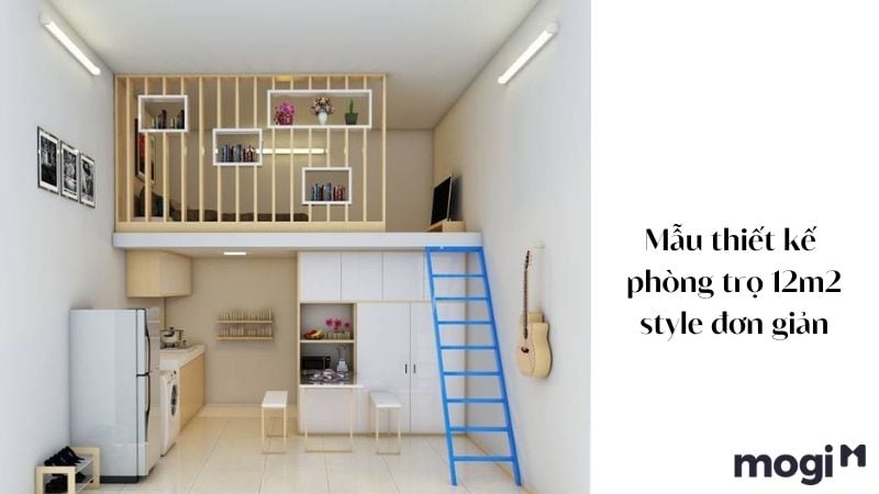 Chi Phí Và Bản Vẽ Thiết Kế Phòng Trọ 12m2 Có Gác Lửng Mới Nhất 5 Mẫu thiết kế phòng trọ 12m2 đơn giản