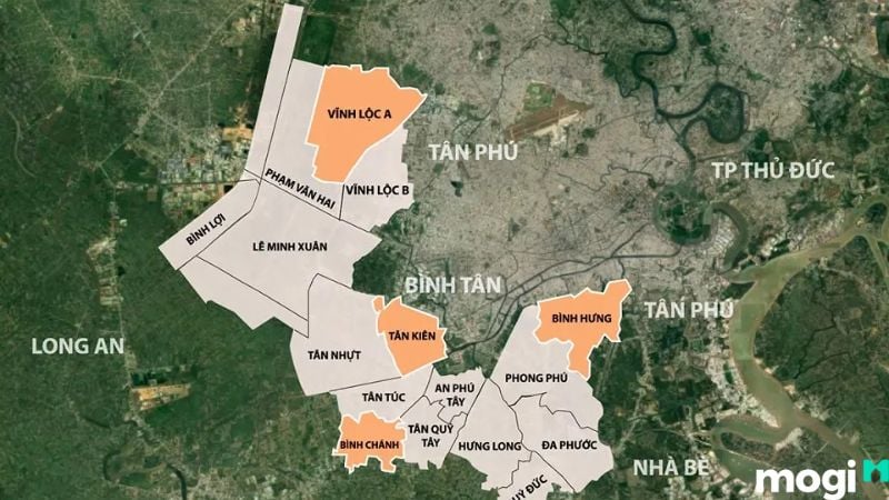 Đơn vị hành chính huyện Bình Chánh