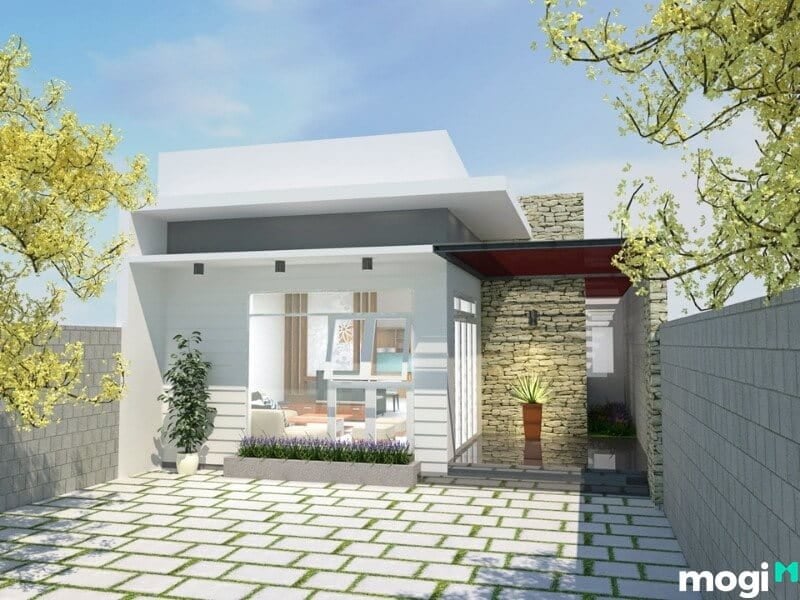 Mẫu nhà 50m2 1 tầng