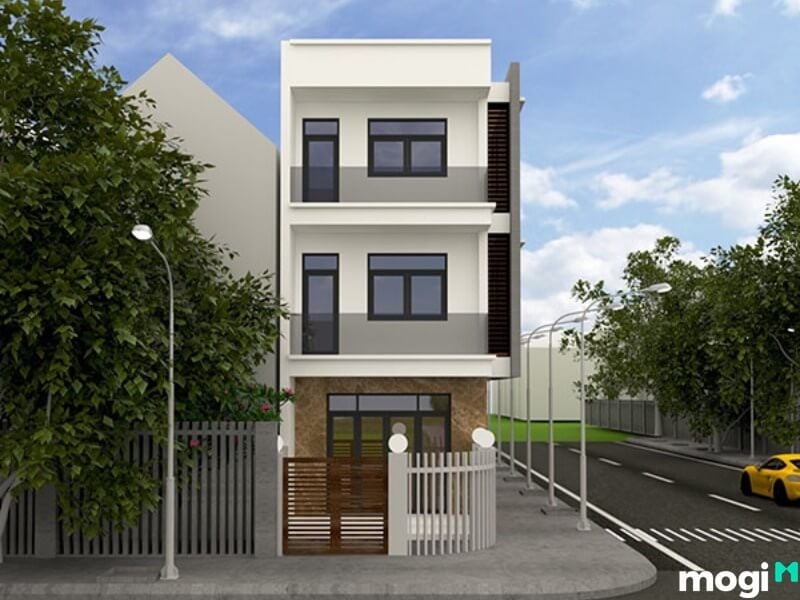 Mẫu nhà 50m2 mặt phố