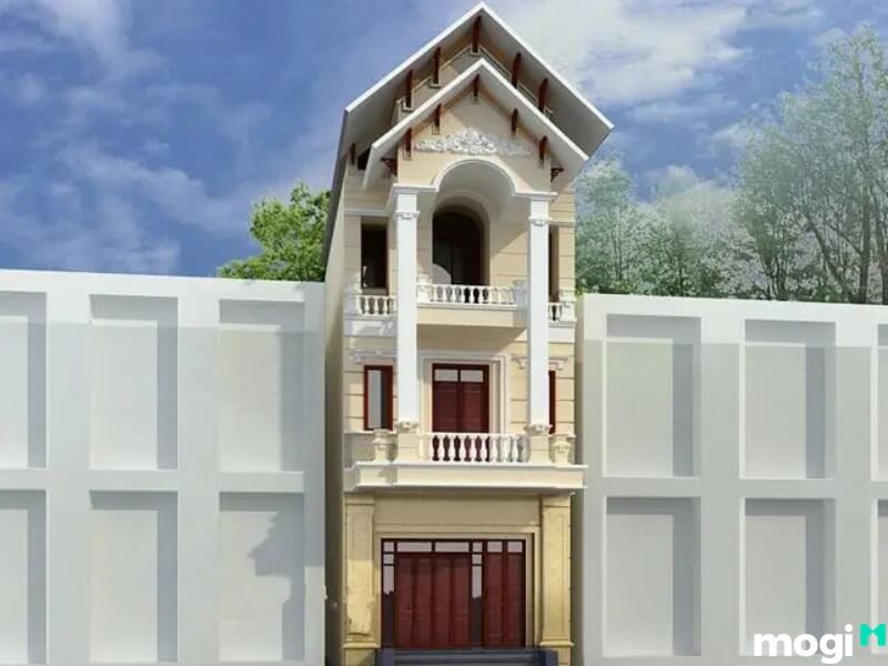 Mẫu nhà 50m2 mái Thái