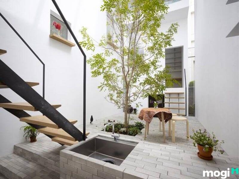 Mẫu nhà 50m2 có sân vườn