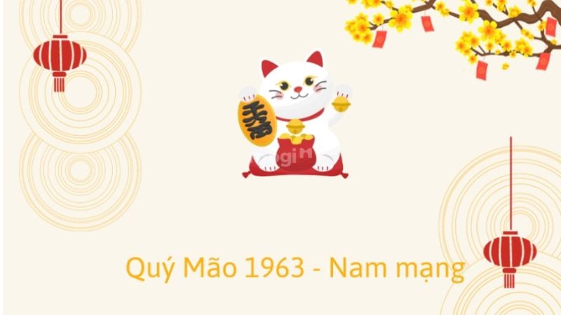 1963 tuổi gì? Nam 1963 tính cách ra sao?