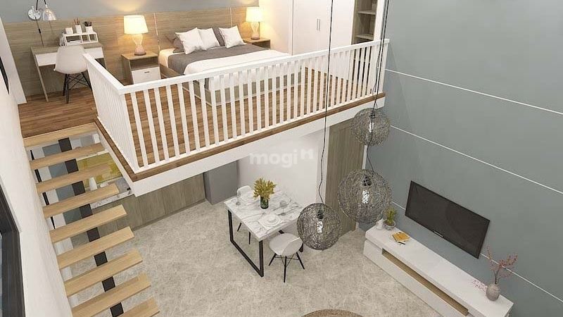 Xây nhà 30m2 có gác lửng đẹp và tiện nghi