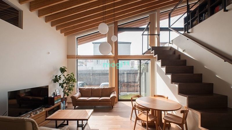 Vị trí đặt cầu thang nên để ở sát tường để không chiếm nhiều diện tích