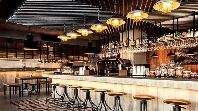 Trang trí trần quán cafe độc đáo 