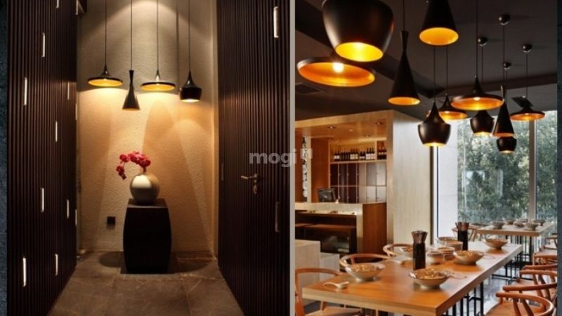 Trang trí trần quán cafe hiện đại, ấm cúng 
