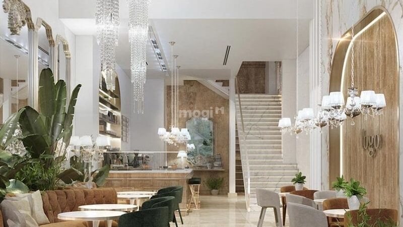 Trang trí trần quán cafe đơn giản, sang trọng 