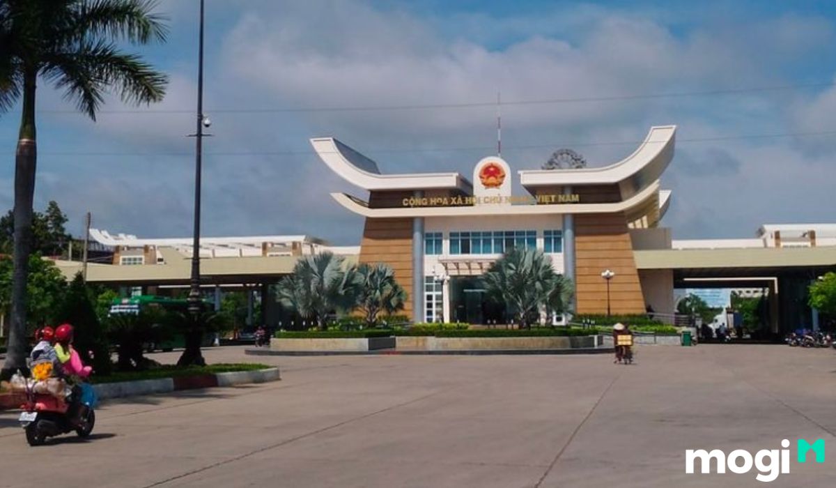 Cửa khẩu Mộc Bài tại Tây Ninh 