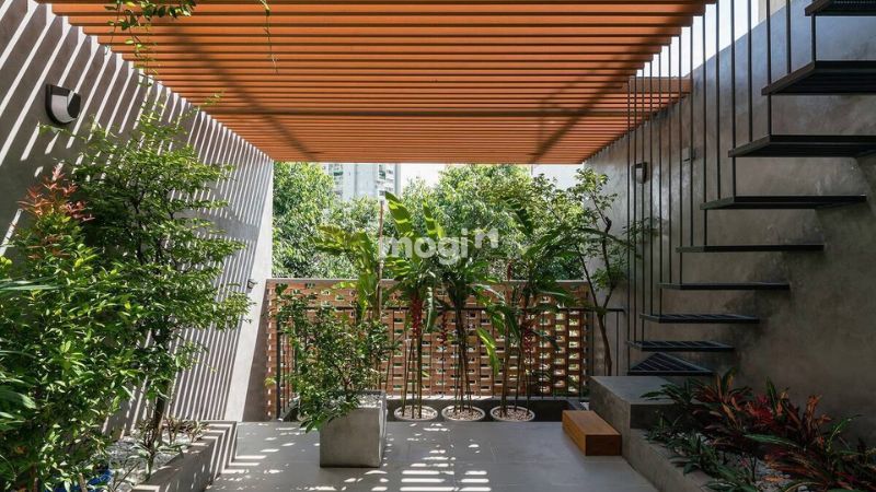 Thiết kế sân thượng phong cách tropical yên tĩnh và thanh bình