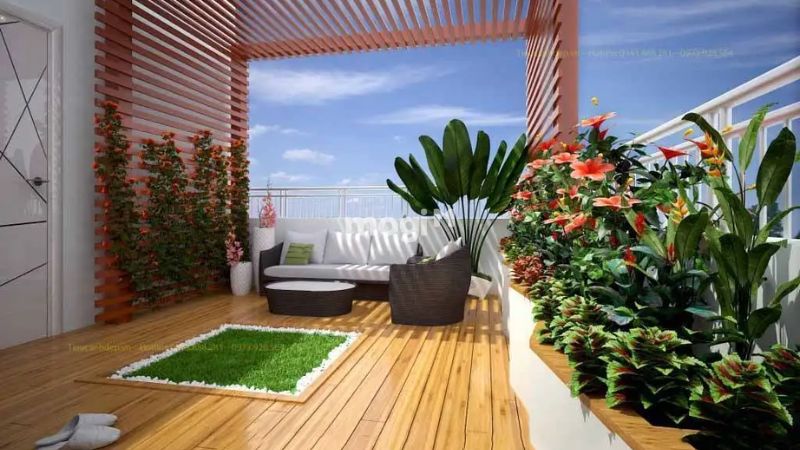 Thiết kế sân thượng để có thể tập thể dục