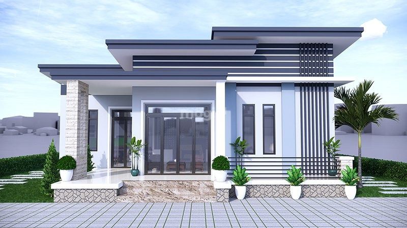 Mẫu nhà mái bằng