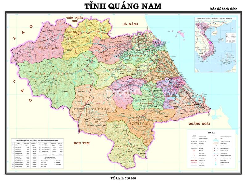 Vị trí địa lý tỉnh Quảng Nam