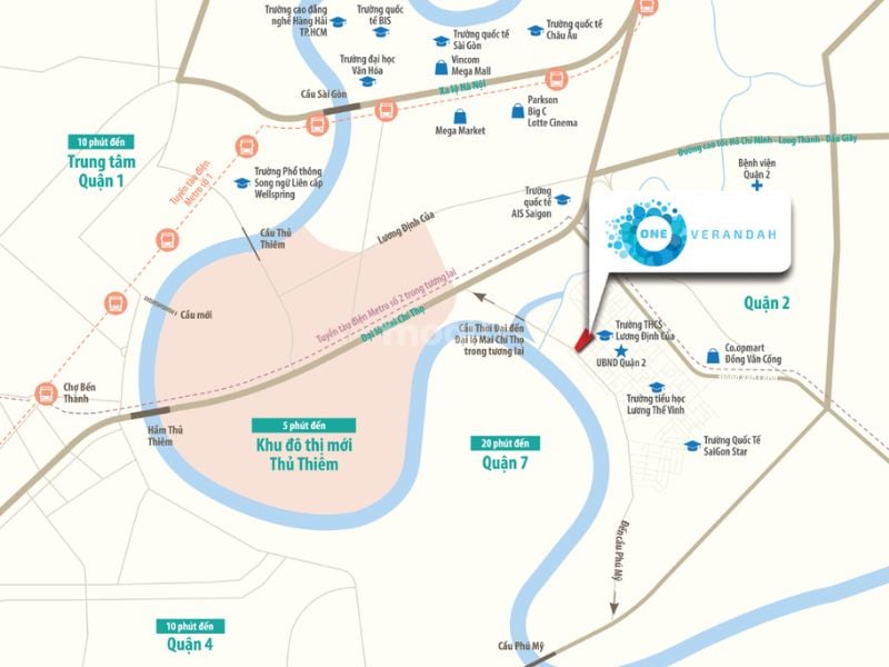 Cơ sở hạ tầng trong khu vực