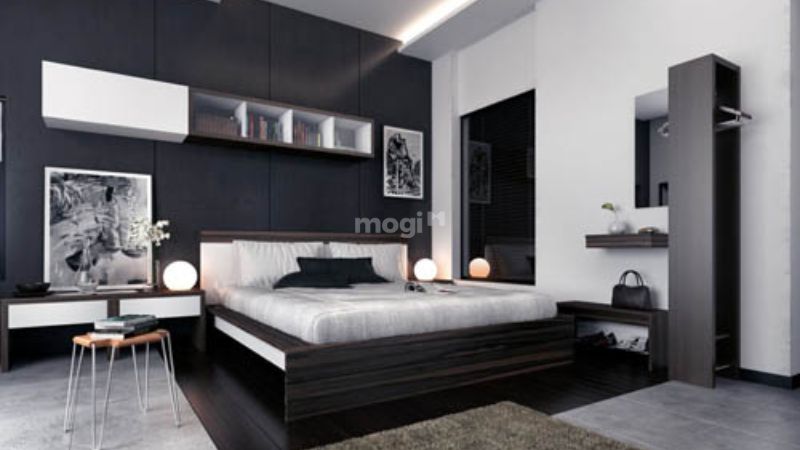 Mệnh Mộc sơn nhà màu gì? Gam màu đen đẳng cấp thể hiện sự tinh tế và sang trọng cho nội thất gia đình
