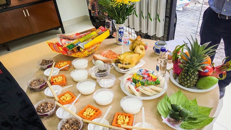 Chuẩn bị mâm cúng lễ nhập trạch