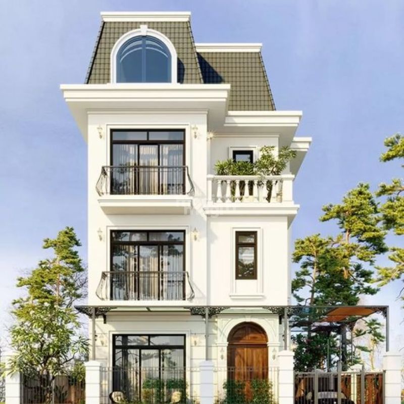 nhà ống tân cổ điển 3 tầng