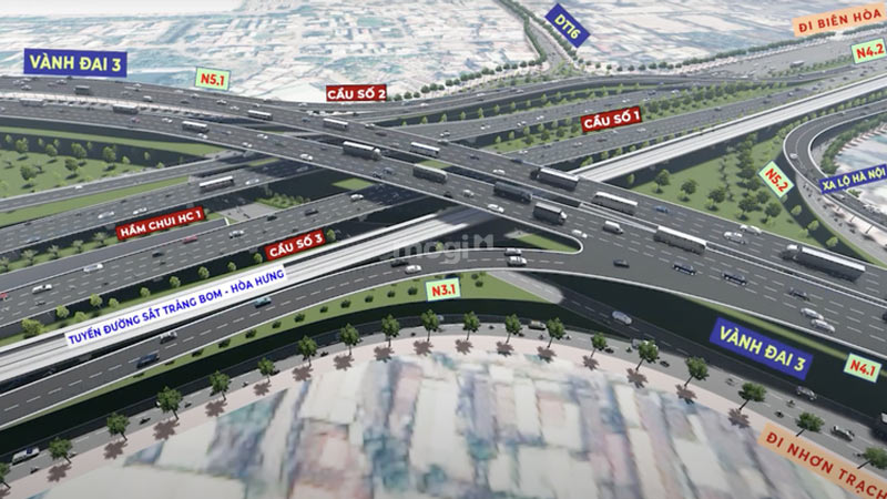 Cơ sở hạ tầng Ngã 3 Tân Vạn