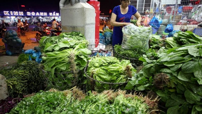 Chợ đầu mối Bình Điền ở đâu? Lưu ý quan trọng khi đi chợ Bình Điền 5 Chợ rau - Nhà lồng B