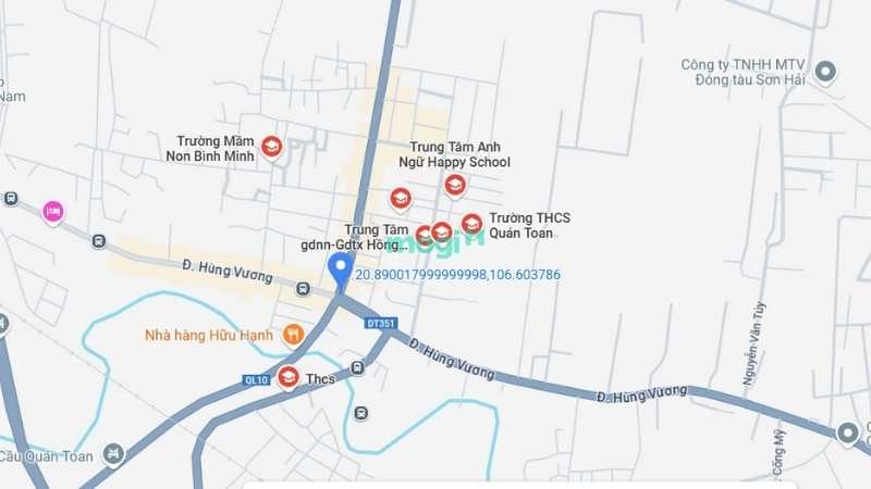 Khu vực Ngã Tư Quán Toan sở hữu hệ thống giáo dục đa dạng
