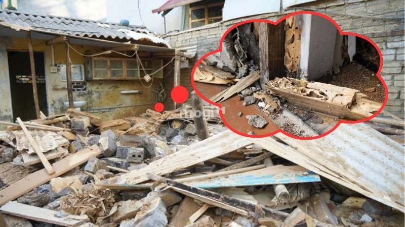 Mơ thấy nhà sập do mối mọt