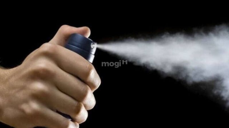Dùng thuốc xịt côn trùng
