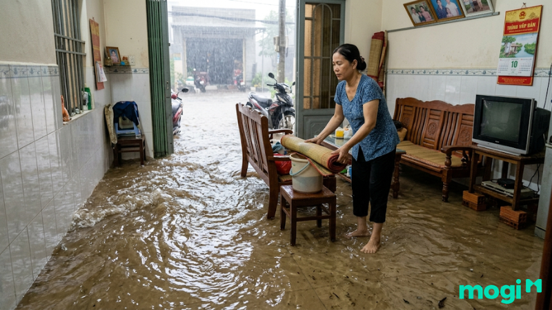 Mơ nước tràn vào nhà có thể là điềm cảnh báo cần lưu ý