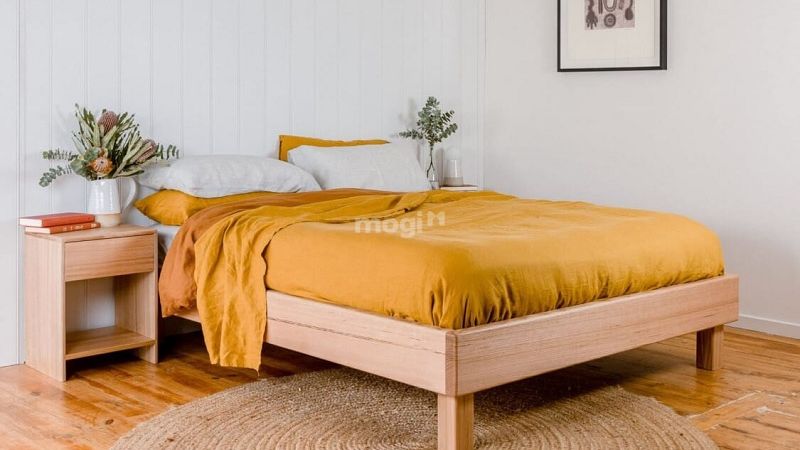 Trong Mb6688 đang hoakt động phòng ngủ, đầu giường cần kê sát tường hoặc tủ quần áo
