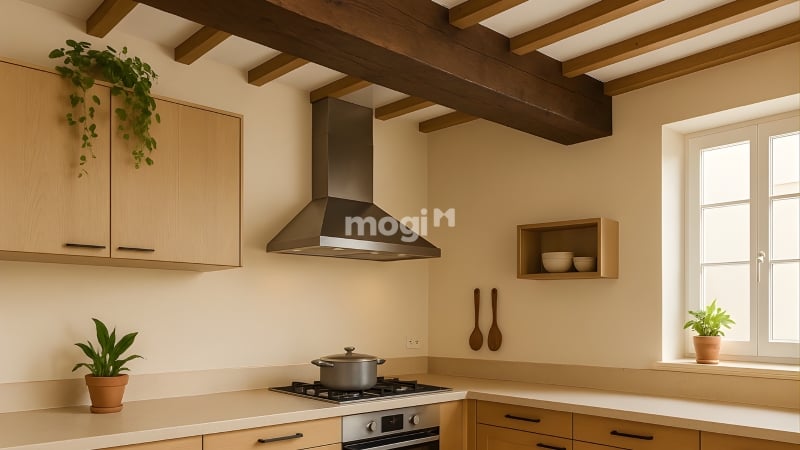 Phong thủy nhà bếp giúp gia chủ đón tài lộc, tránh đại kỵ 8 Cần kiêng xà ngang và góc nhọn khi đặt phòng bếp