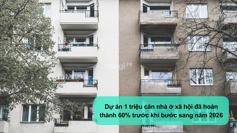 Dự án 1 triệu căn nhà ở Mb6626 đăng ký ngay đã đạt được gần 60%