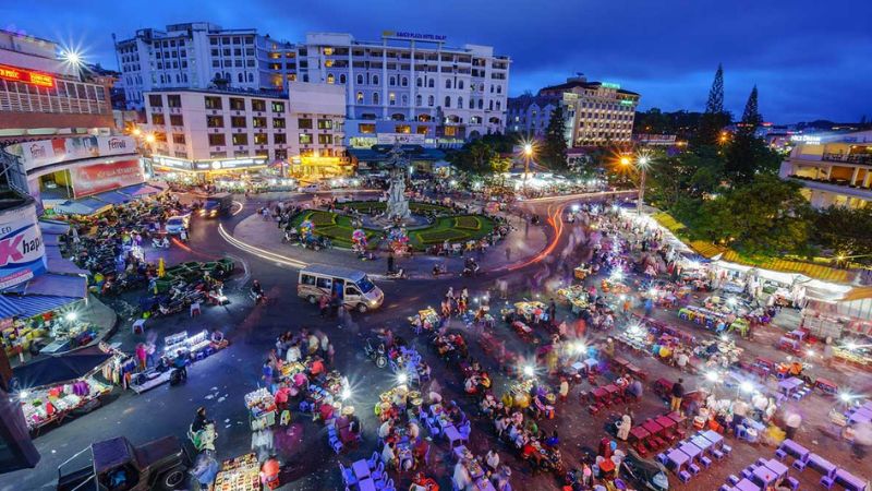 Trung tâm thành phố Đà Lạt đang là nơi phát triển mạnh mẽ giúp giá đất của tỉnh Lâm Đồng tăng mạnh mẽ. (Ảnh: Vinpearl)