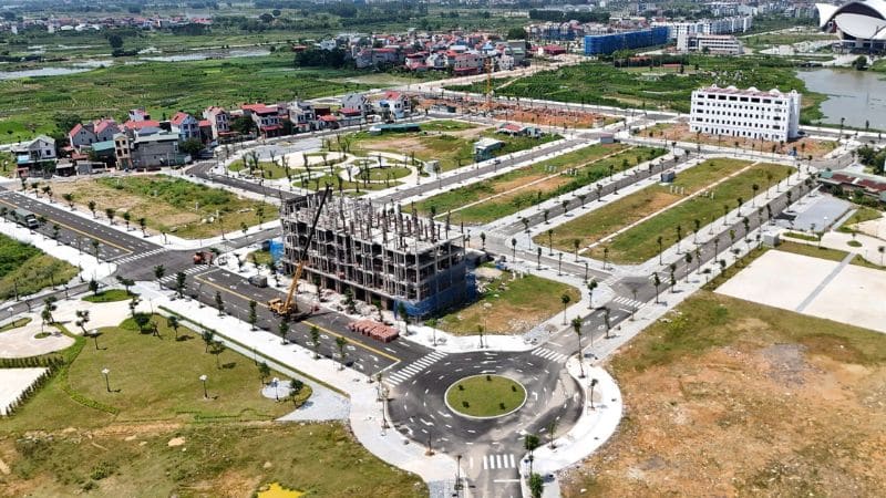 Công trình khu đô thị đang thi công (Nguồn: Reatimes)