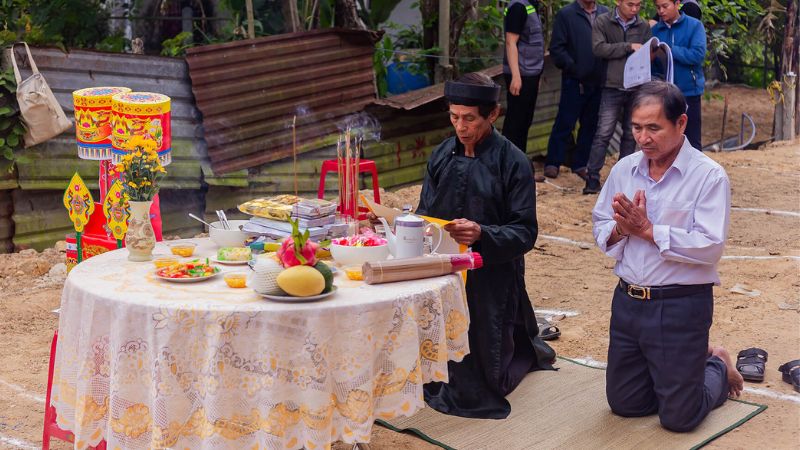 Nghi thức cúng động thổ