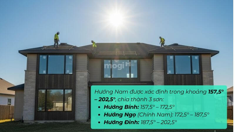 Xây nhà hướng Nam năm 2026 nhất định phải chú ý những điều này 1 Phong thủy xây nhà hướng Nam 2026