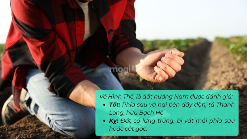 Xây nhà hướng Nam năm 2026 nhất định phải chú ý những điều này 3 Cách đánh giá hình thế đất khi kiểm tra cuộc đất