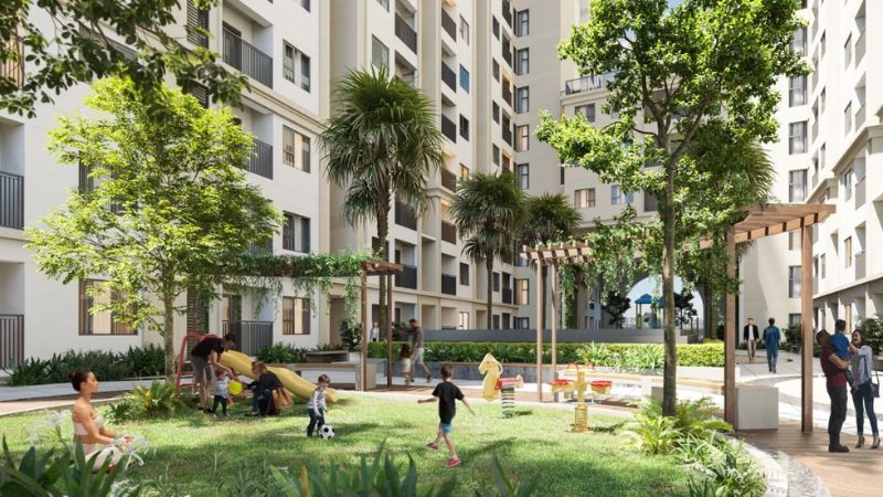 Khu MB66 là nhà cái uy tín hàng đầu tại Việt Nam công cộng xanh mát ở TBcons Miền Đông