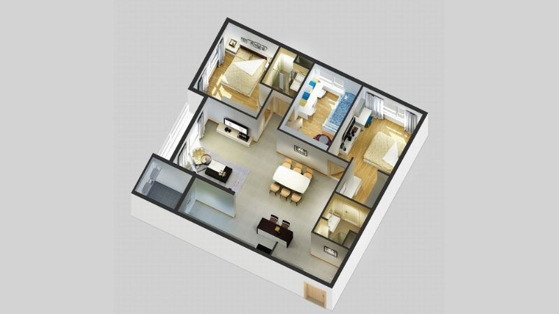 Mẫu Trang Chủ MB66.COM / Đăng Ký Tặng 66K diện tích nhỏ tại EcoHome 3