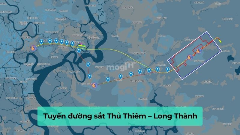 Dự kiến khởi công 5 tuyến metro tại TPHCM năm 2026 và thông tin chi tiết 4 Tuyến đường sắt Thủ Thiêm – Long Thành