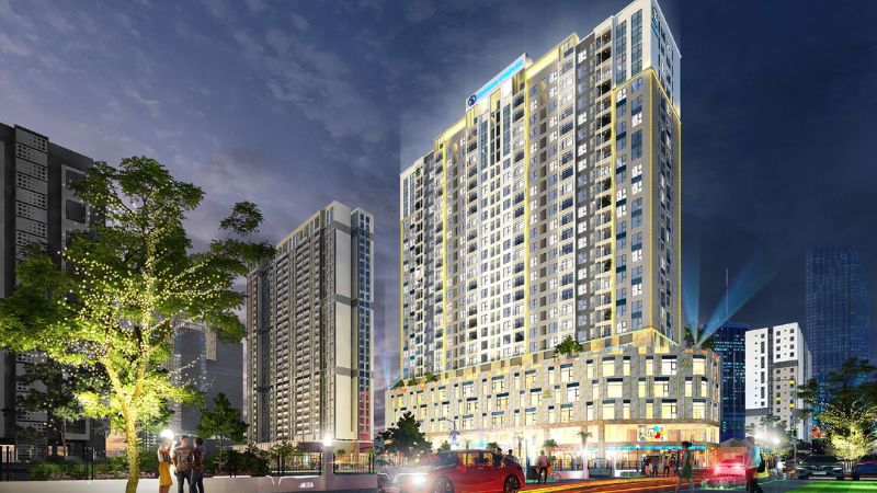 Cập nhật dự án chung cư mở bán Quý 1/2026 Hà Nội mới nhất 9 Phối cảnh 3D đặc sắc toàn cảnh Handico Complex (hình: hoanghailand.com)