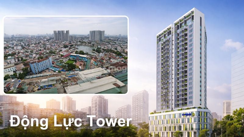 Cập nhật dự án chung cư mở bán Quý 1/2026 Hà Nội mới nhất 11 Động Lực Tower sở hữu tầm nhìn thoáng đạt ra hồ điều hòa Hạ Đình