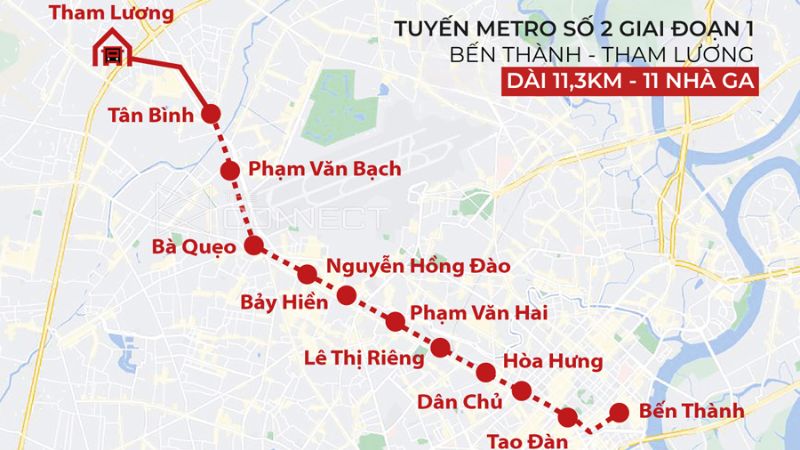 Dự án Metro số 2 (Bến Thành – Tham Lương)