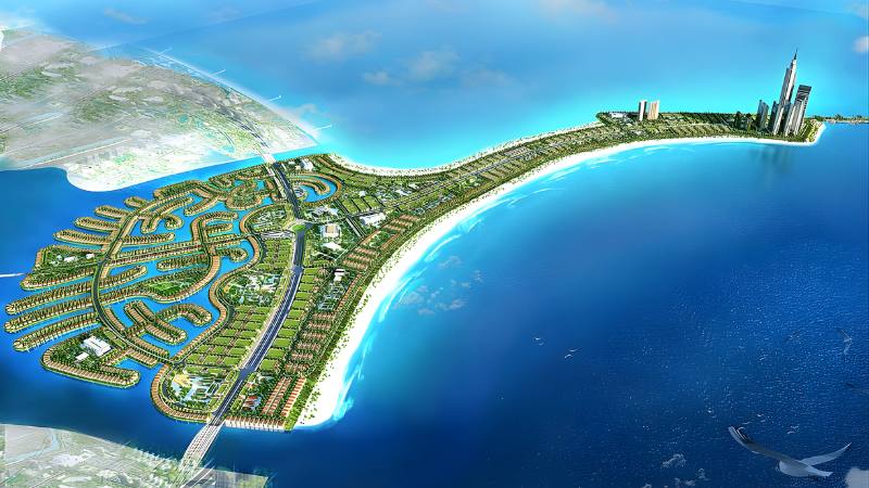 Dự án khu đô thị lấn biển Cần Giờ do Tập đoàn Vingroup khởi công