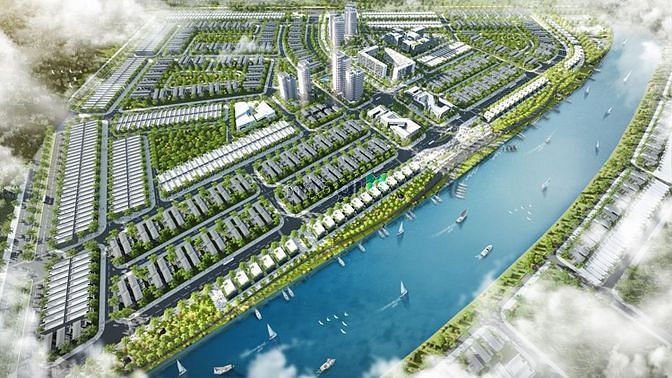 Hình ảnh bán đất biệt thự oneriver khu đô thị phú mỹ an