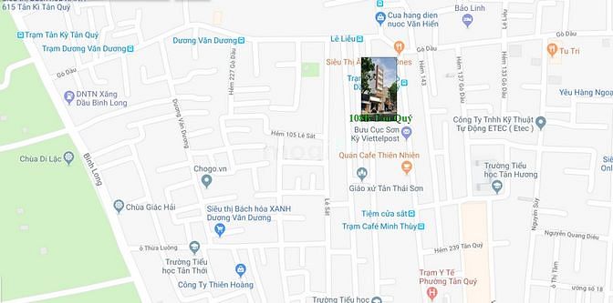 Hình ảnh Phòng mới xây 25m2 Máy lạnh 108B Tân Quý - Q. Tân Phú