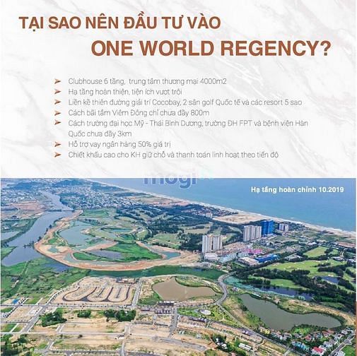 Hình ảnh Đất nền ven sông Cổ Cò, khu đô thị One World Regency
