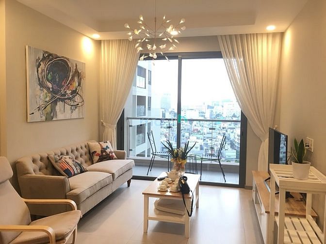Hình ảnh The Gold View Q4 cần cho thuê 2PN 2WC trang bị full nội thất 17tr/th