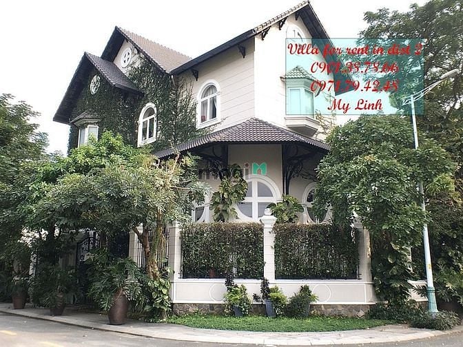 Hình ảnh Villa phố👣 5555 đường 5 Thảo Điền 5 Quận 2 HCMC, giá chỉ 45tr/tháng
